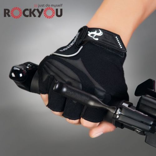 Gants de cycliste mixte ROCKYOU - Ref 2244462