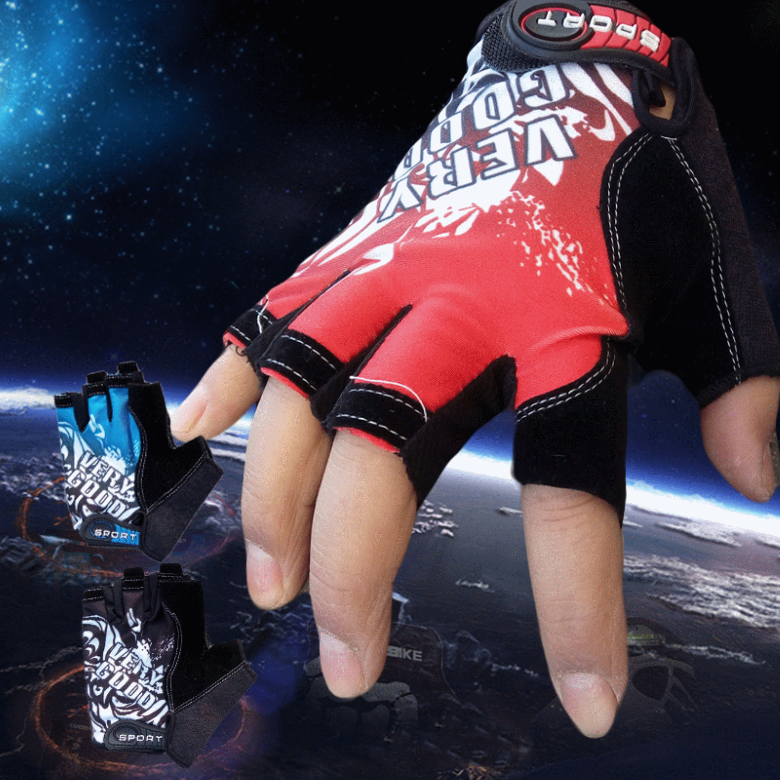 Gants de cycliste mixte - Ref 2249669