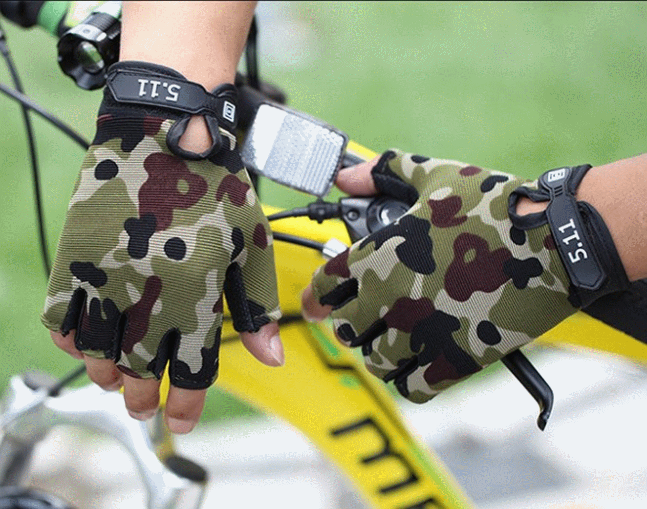 Gants de cycliste mixte - Ref 2250185