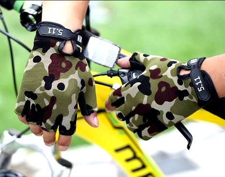 Gants de cycliste mixte - Ref 2250722