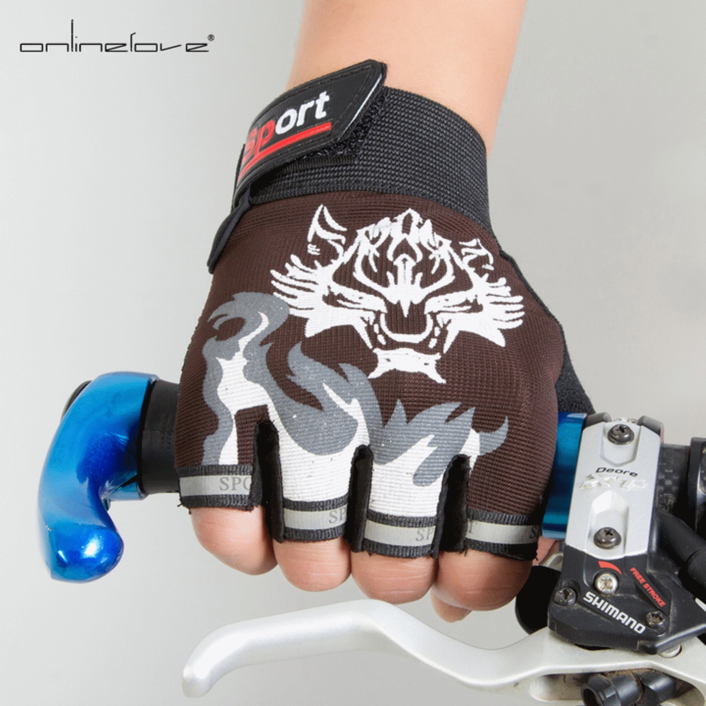 Gants de cycliste mixte - Ref 2250840