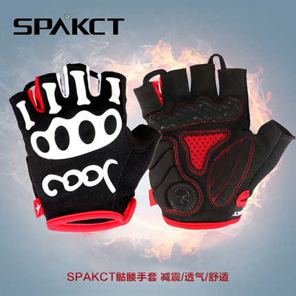 Gants de cycliste mixte SPAKCT - Ref 2254677