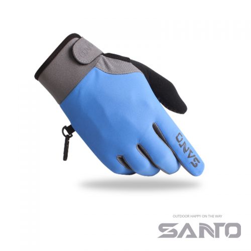 Gants de cycliste mixte SANTO - Ref 2255105