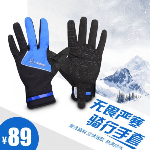 Gants de cycliste homme LAMBDA - Ref 2255253