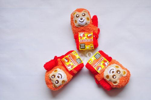 Gants pour enfants en velours - Ref 2145158