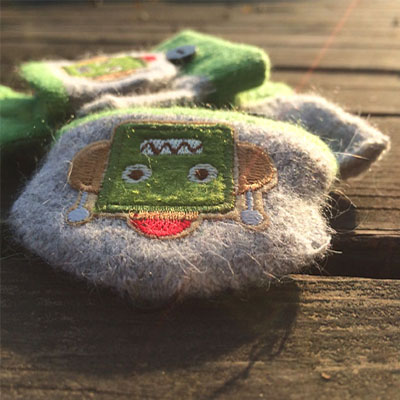 Gants pour enfants en cachemire - Ref 2145205