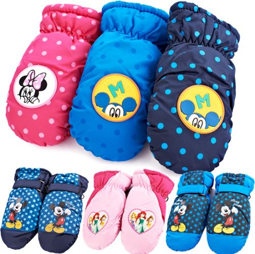 Gants pour enfants DISNEY en velours - Ref 2145309