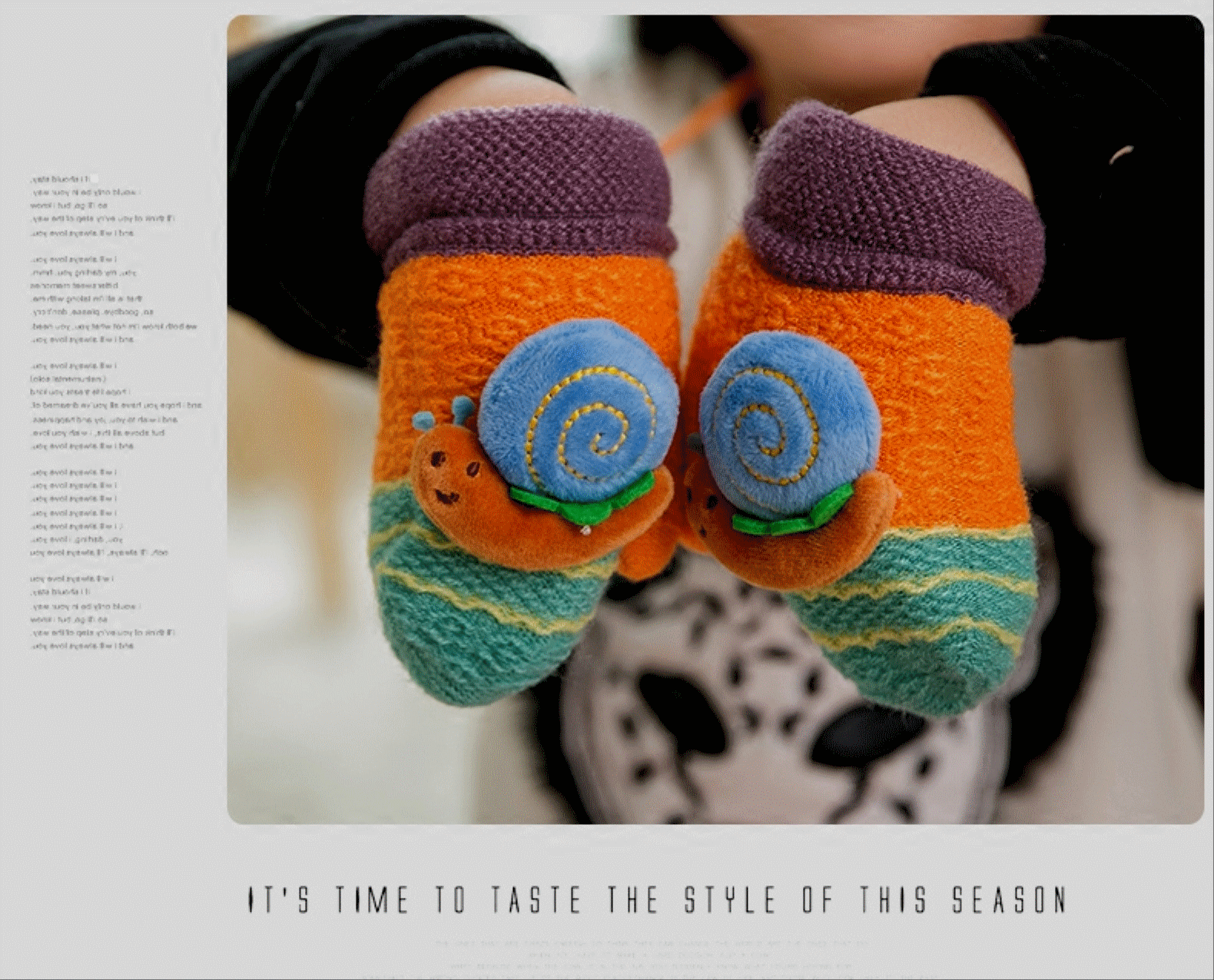 Gants pour enfants en acrylique - Ref 2145384