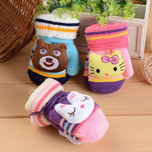 Gants pour enfants MOMLOVE en de laine - Ref 2145438