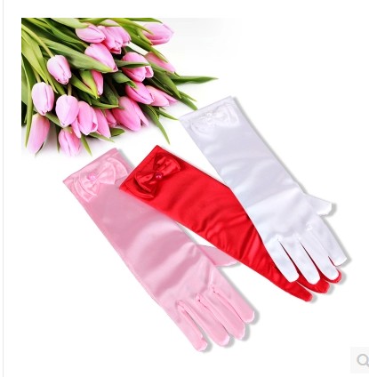 Gants pour enfants en satin - Ref 2145558