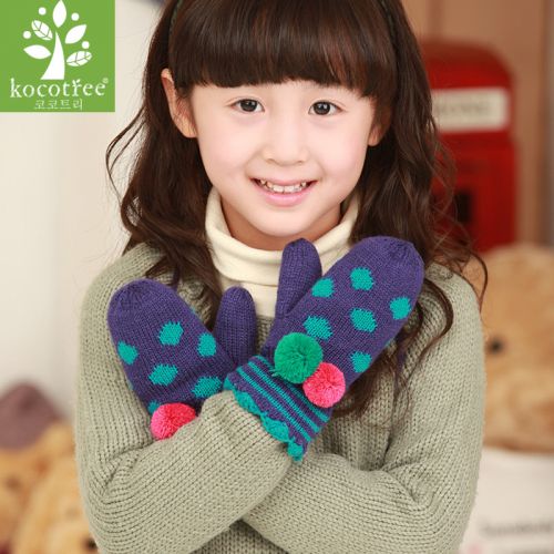 Gants pour enfants KOCOTREE en velours - Ref 2145898
