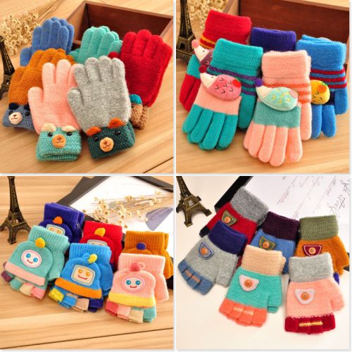 Gants pour enfants en acrylique - Ref 2146114
