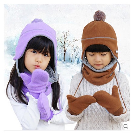 Gants pour enfants HANDSCITY en velours - Ref 2146250
