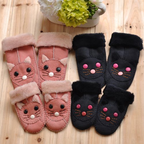 Gants pour enfants en peau de mouton - Ref 2146322