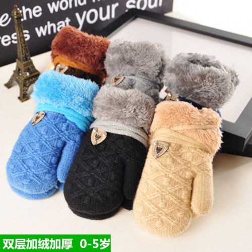 Gants pour enfants BAREFOOT GIRL en de laine - Ref 2146370