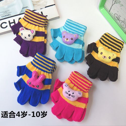 Gants pour enfants en acrylique - Ref 2146493