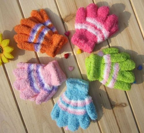 Gants pour enfants en velours - Ref 2146603