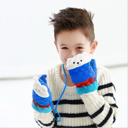Gants pour enfants LOROSE en velours - Ref 2146755