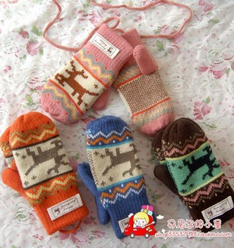 Gants pour enfants en laine - Ref 2146873