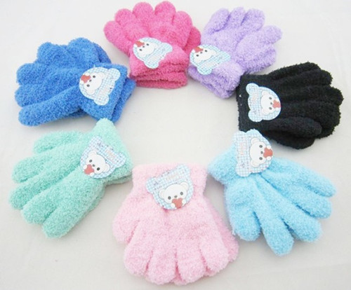 Gants pour enfants en velours - Ref 2147130
