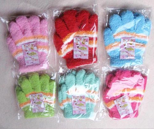 Gants pour enfants en velours - Ref 2147205