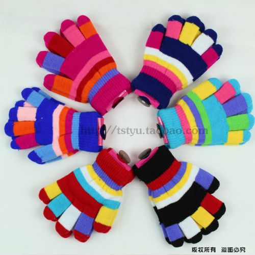 Gants pour enfants MISS DE MODE en laine - Ref 2147328