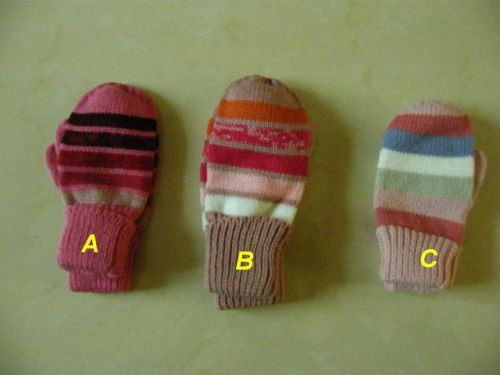 Gants pour enfants en de laine - Ref 2147582