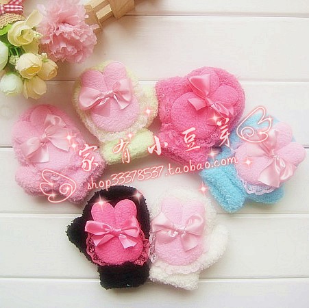 Gants pour enfants en velours - Ref 2147774