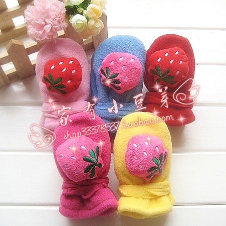 Gants pour enfants en velours - Ref 2147817