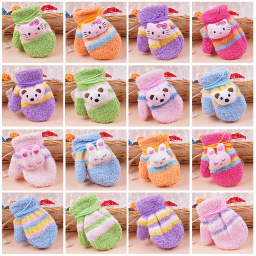 Gants pour enfants en velours - Ref 2147946