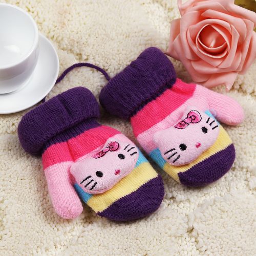 Gants pour enfants en acrylique - Ref 2147964