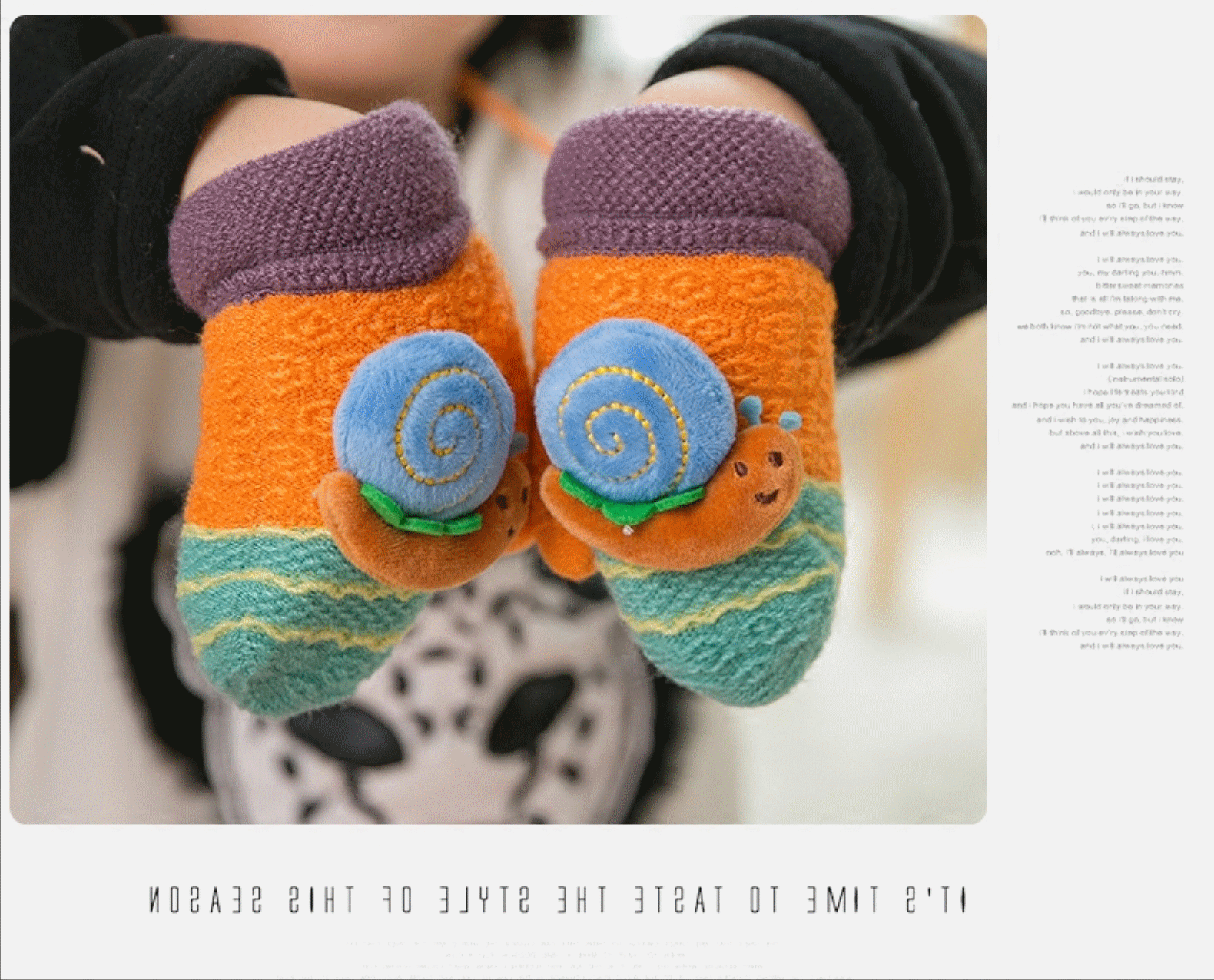Gants pour enfants en acrylique - Ref 2149178