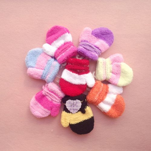 Gants pour enfants en velours - Ref 2149385