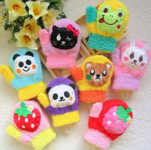 Gants pour enfants en velours - Ref 2149394