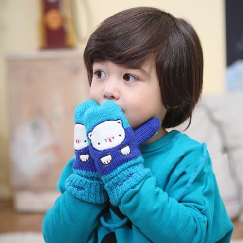 Gants pour enfants TUTUYA en velours - Ref 2149411