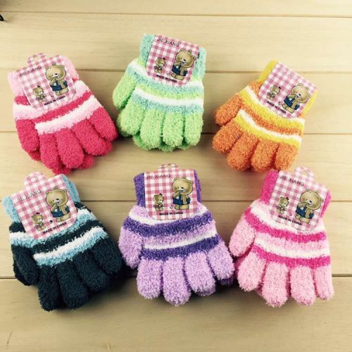 Gants pour enfants en velours - Ref 2149493