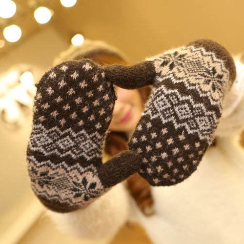 Gants pour femme en Laine cachemire - Ref 3154220