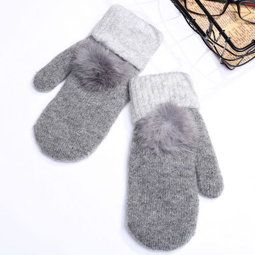 Gants pour femme en Poil de lapin - Ref 3154397