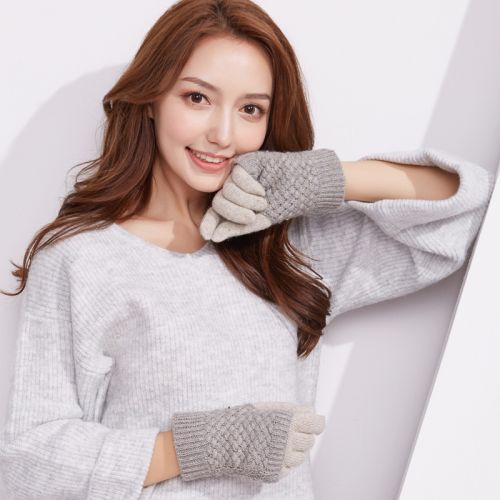 Gants pour femme en Laine cachemire - Ref 3155984
