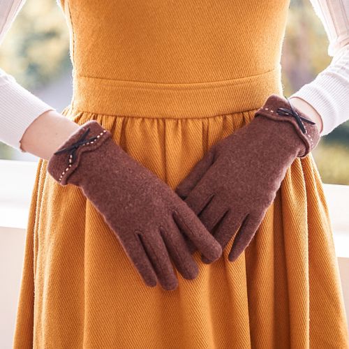 Gants pour femme en Laine cachemire - Ref 3156030