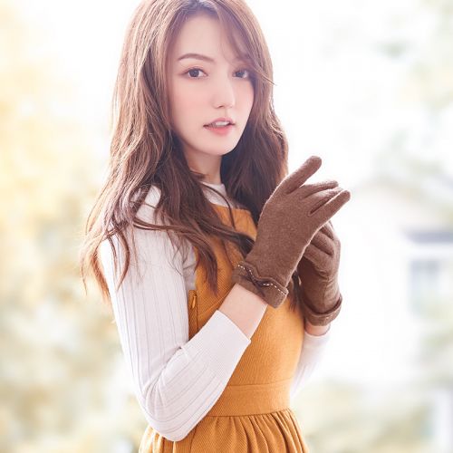 Gants pour femme en Laine cachemire - Ref 3156062