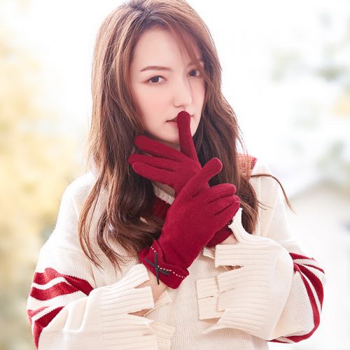 Gants pour femme en Laine cachemire - Ref 3156093