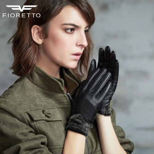 Gants pour femme FIORETTO en En peau de mouton - Ref 3156117