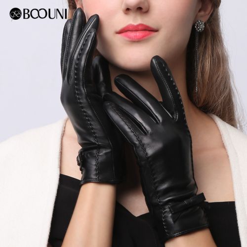 Gants pour femme BOOUNI en En peau de mouton - Ref 3156124