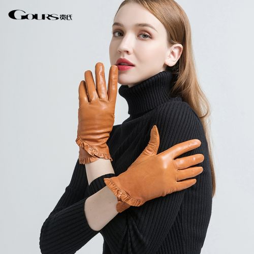 Gants pour femme GOURS en En peau de mouton - Ref 3156131