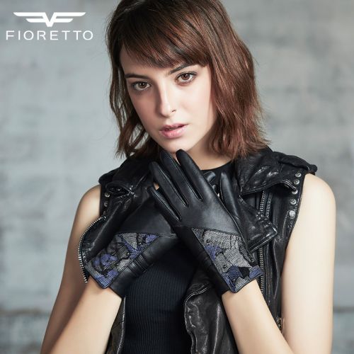 Gants pour femme FIORETTO en En peau de mouton - Ref 3156220