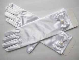 Gants pour fille en satin - Ref 2149684
