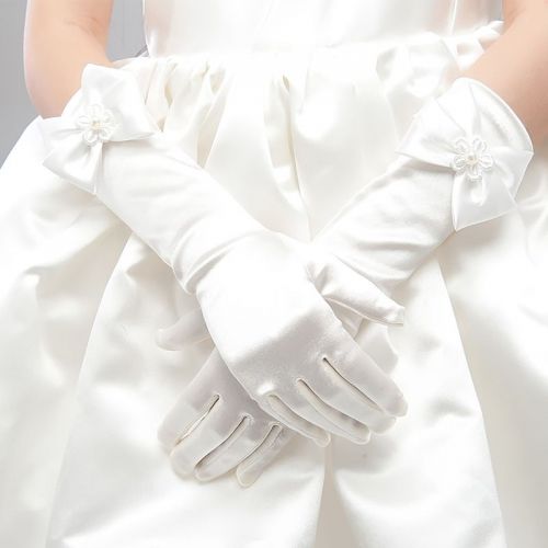 Gants pour fille en satin - Ref 2149689