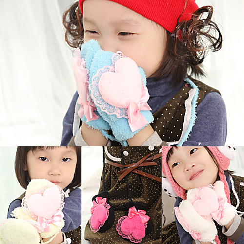 Gants pour fille en de laine - Ref 2149700