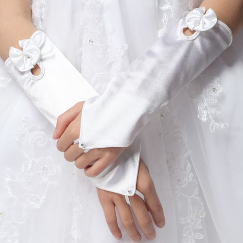 Gants pour fille en satin - Ref 2149707